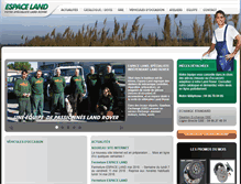 Tablet Screenshot of espaceland.com